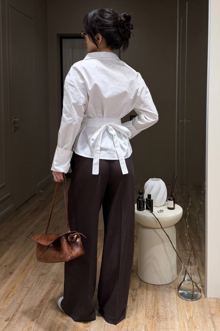 Стильная котоновая рубашка MUS-150A500