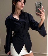 Стильная котоновая рубашка MUS-150A500