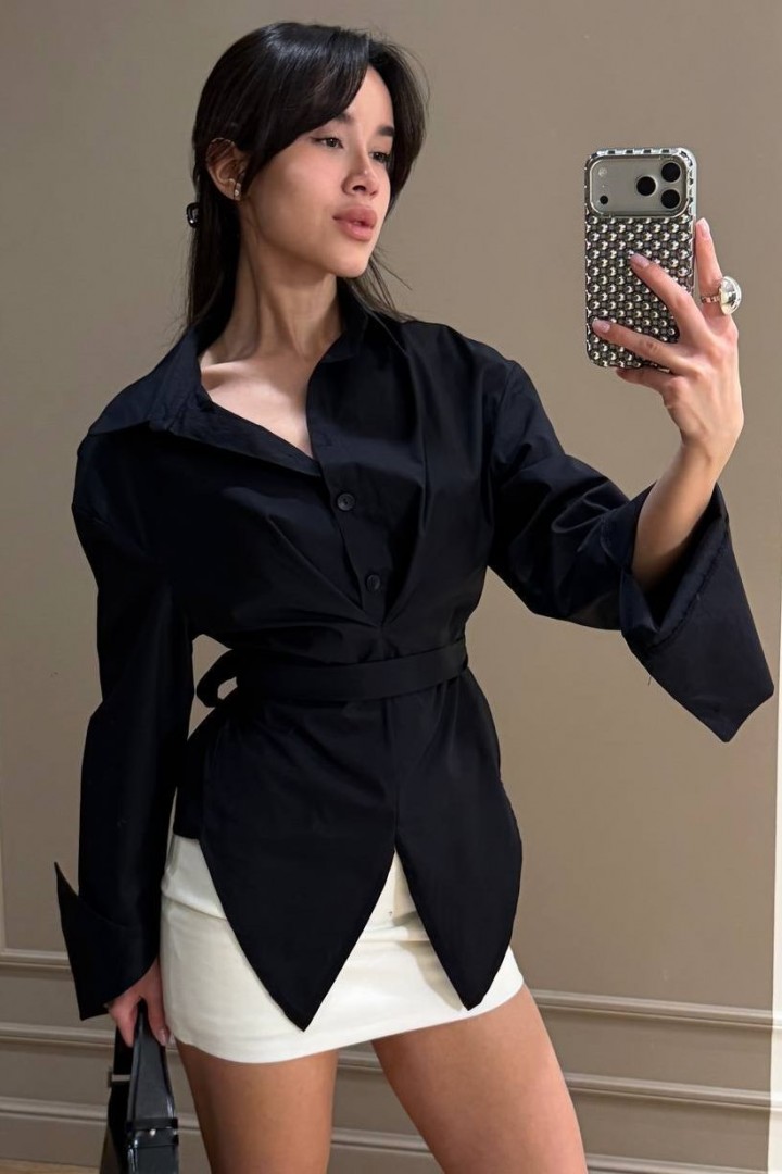 Стильная котоновая рубашка MUS-150A500