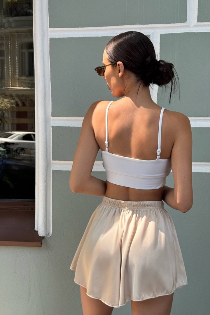 Шелковые шорты SAO-222A299