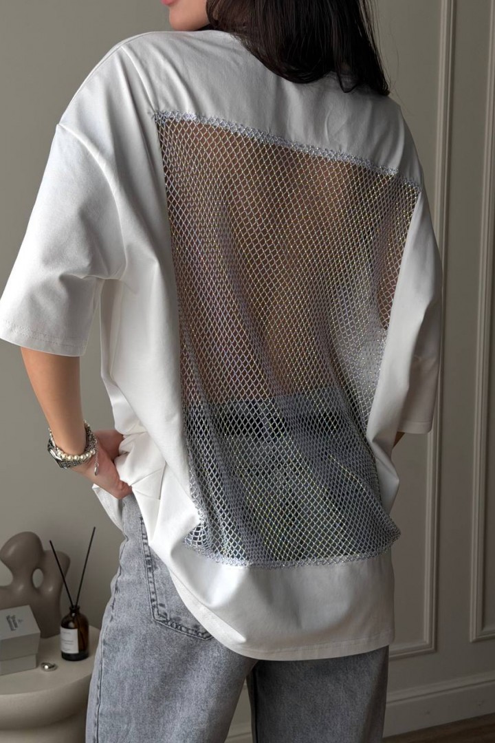 Женская оверсайз футболка  MUS-152A540