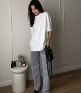 Женская оверсайз футболка  MUS-152A540