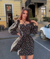 Женственное платье YLM-492A440