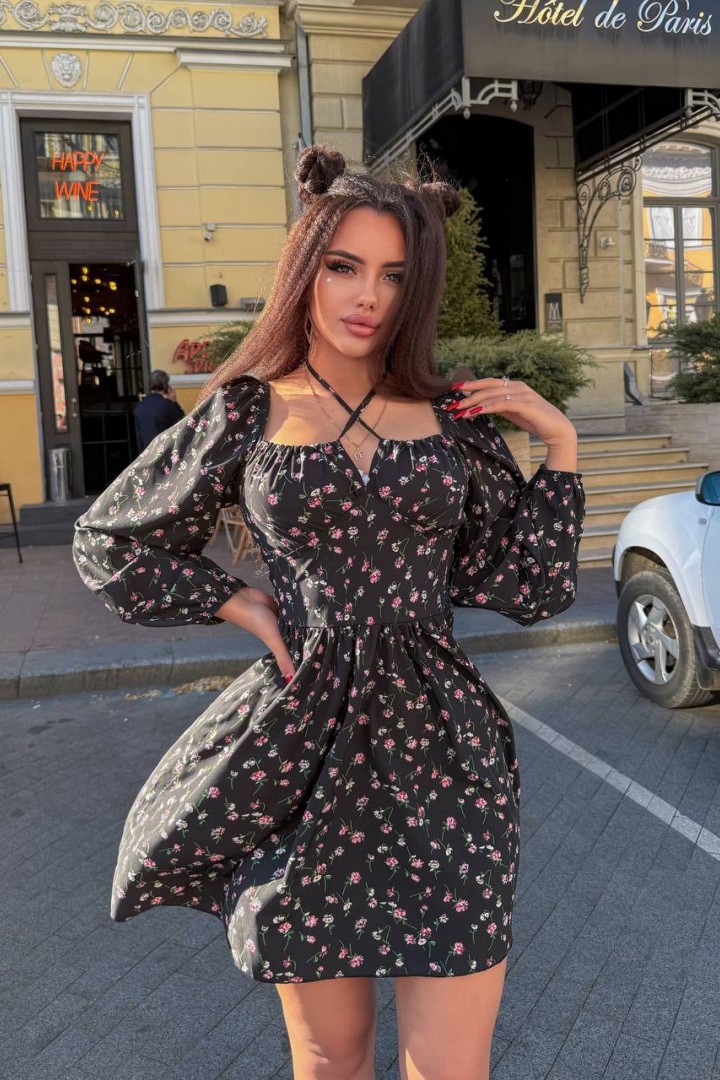 Женственное платье YLM-492A440