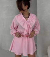 Костюм двойка юбка-шорты+блуза STB-02A550