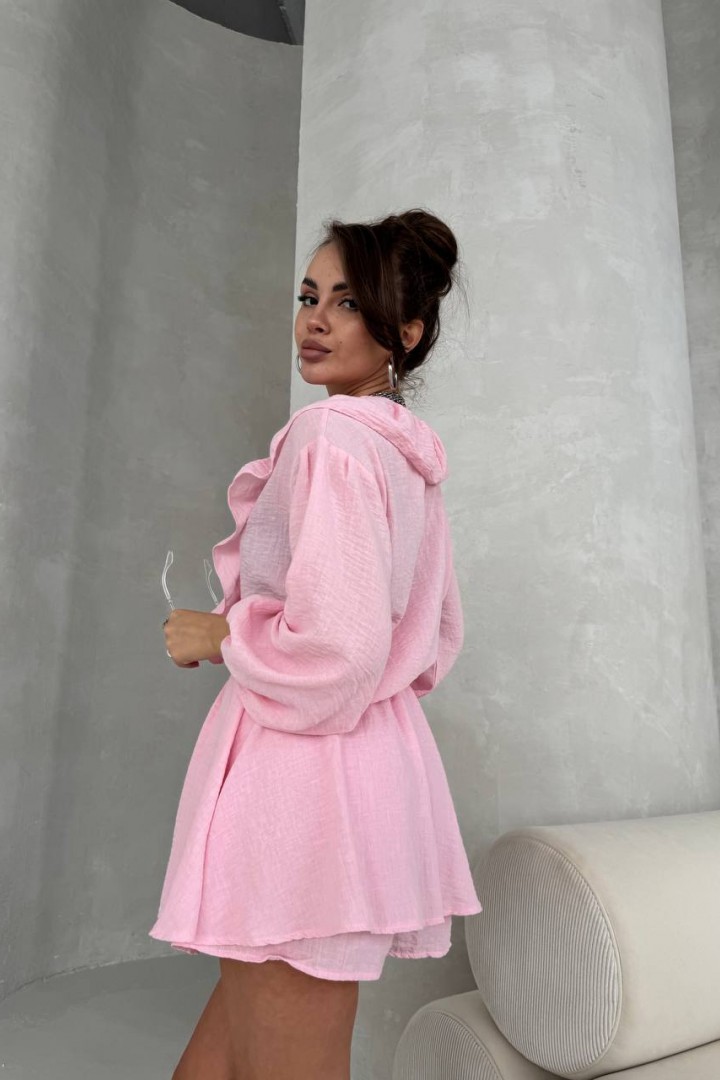 Костюм двойка юбка-шорты+блуза STB-02A550