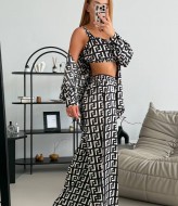 Костюм тройка рубашка, топ, брюки STB-08A800