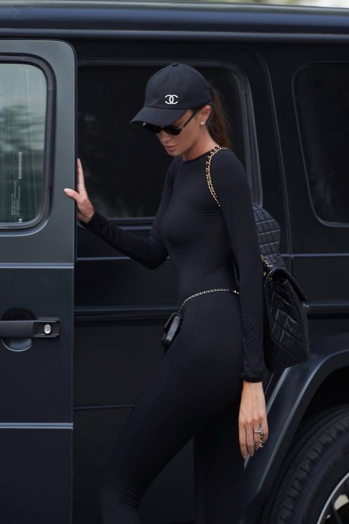 Стильный черный комбинезон STB-20A399