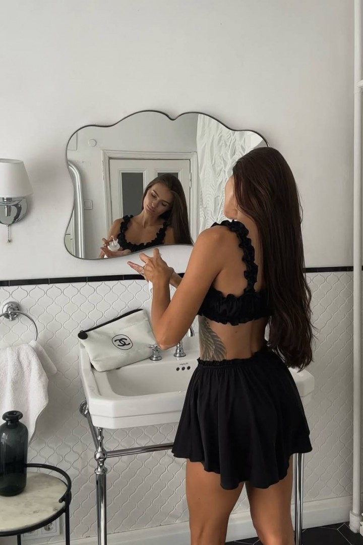 Домашний комплект халат, шорты+топ STB-27A599