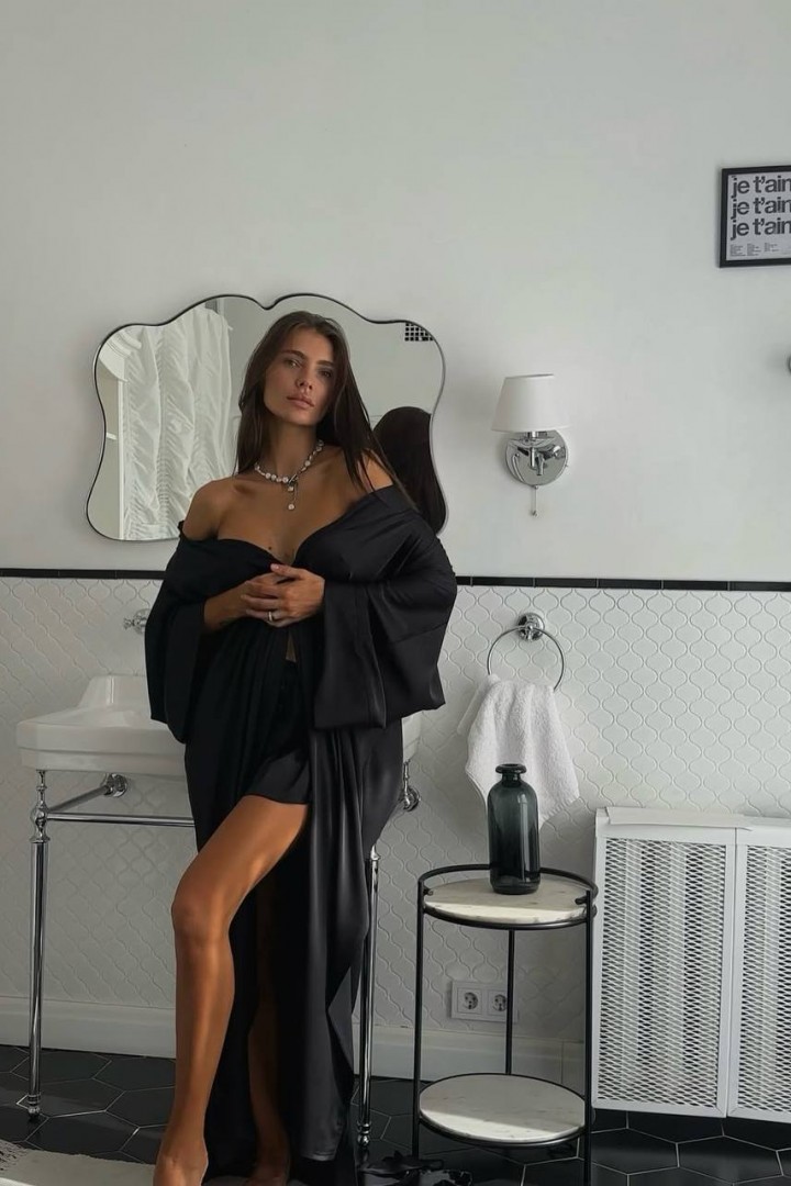 Домашний комплект халат, шорты+топ STB-27A599