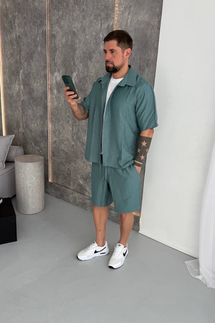 Льняной костюм MUN-2098A799