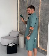 Льняной костюм MUN-2098A799