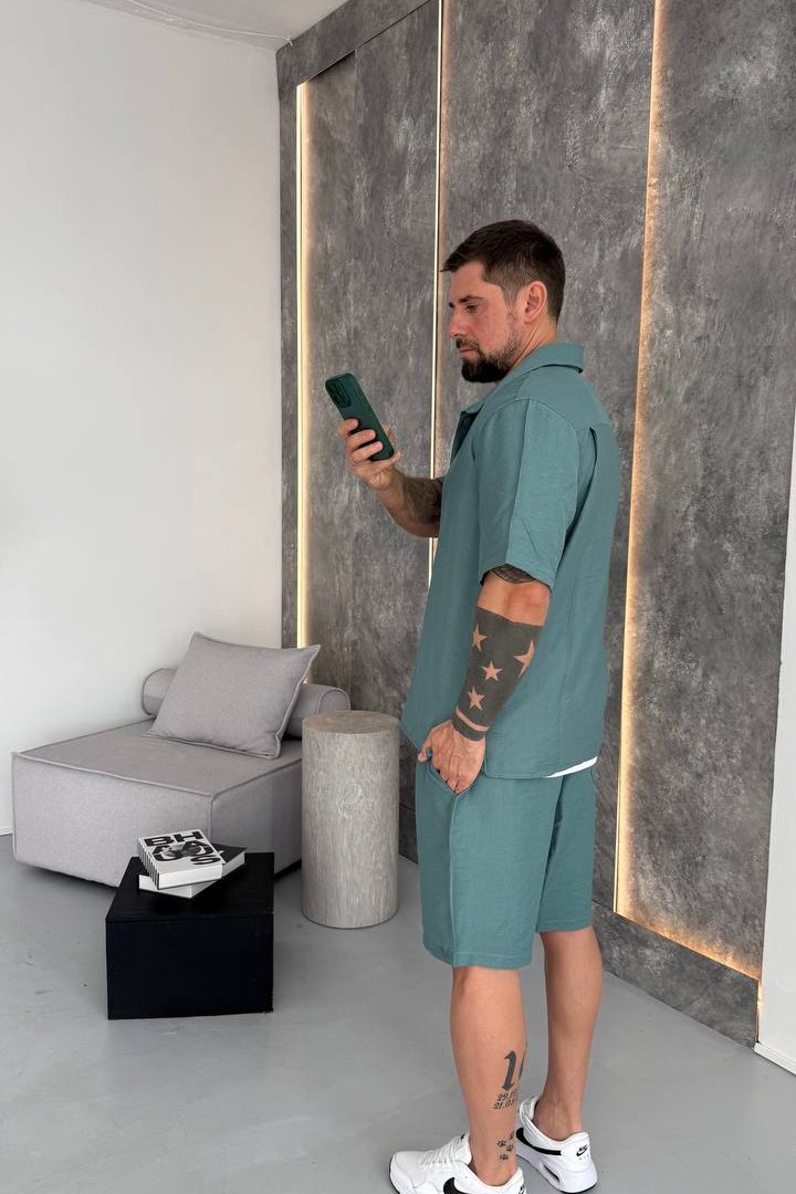 Льняной костюм MUN-2098A799