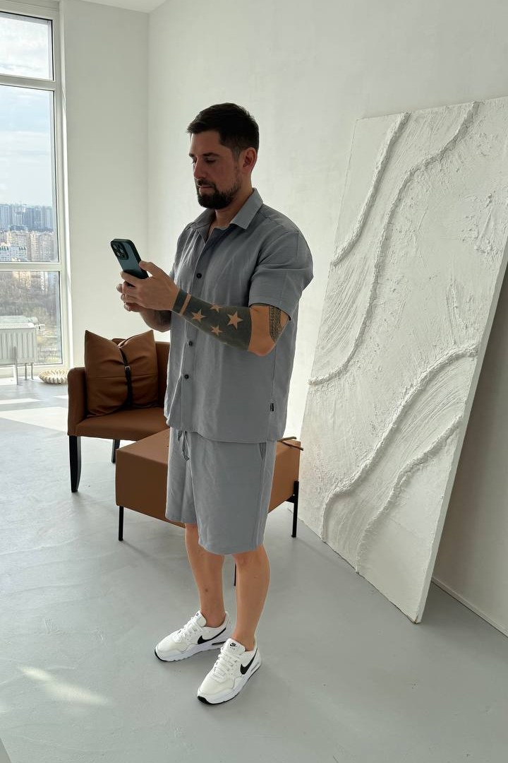 Льняной костюм MUN-2098A799