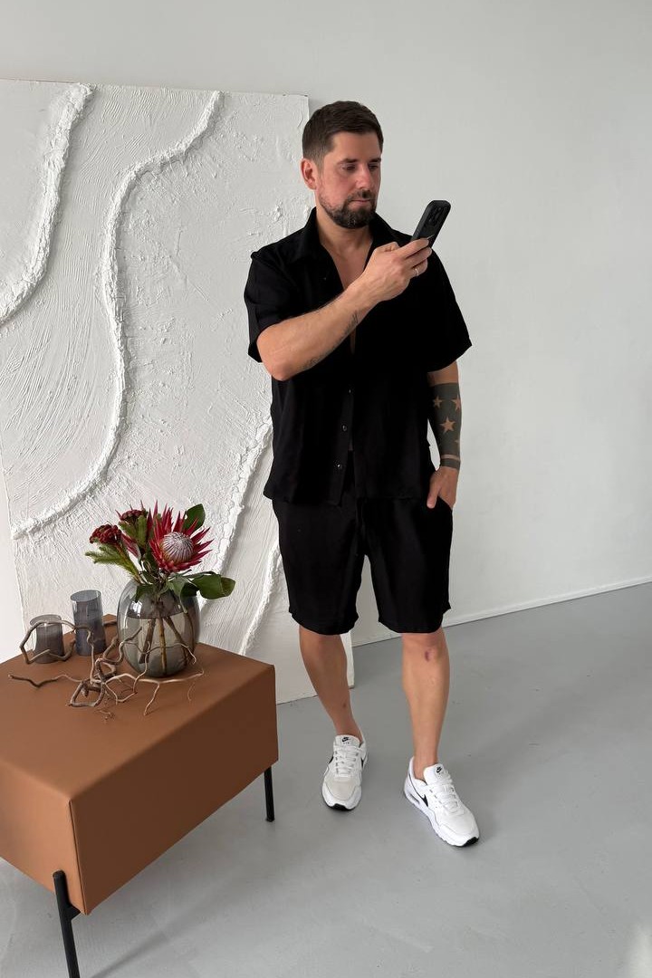 Льняной костюм MUN-2098A799