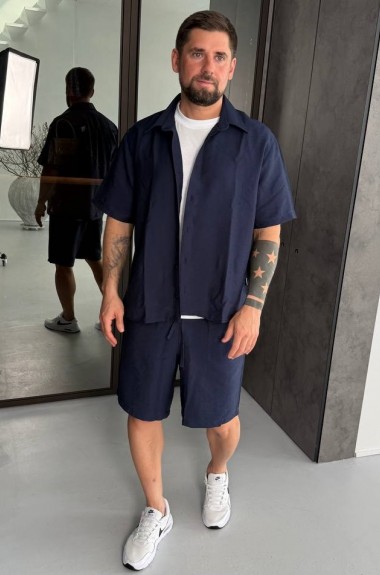 Льняной костюм MUN-2098A799 Льняной костюм MUN-2098A799