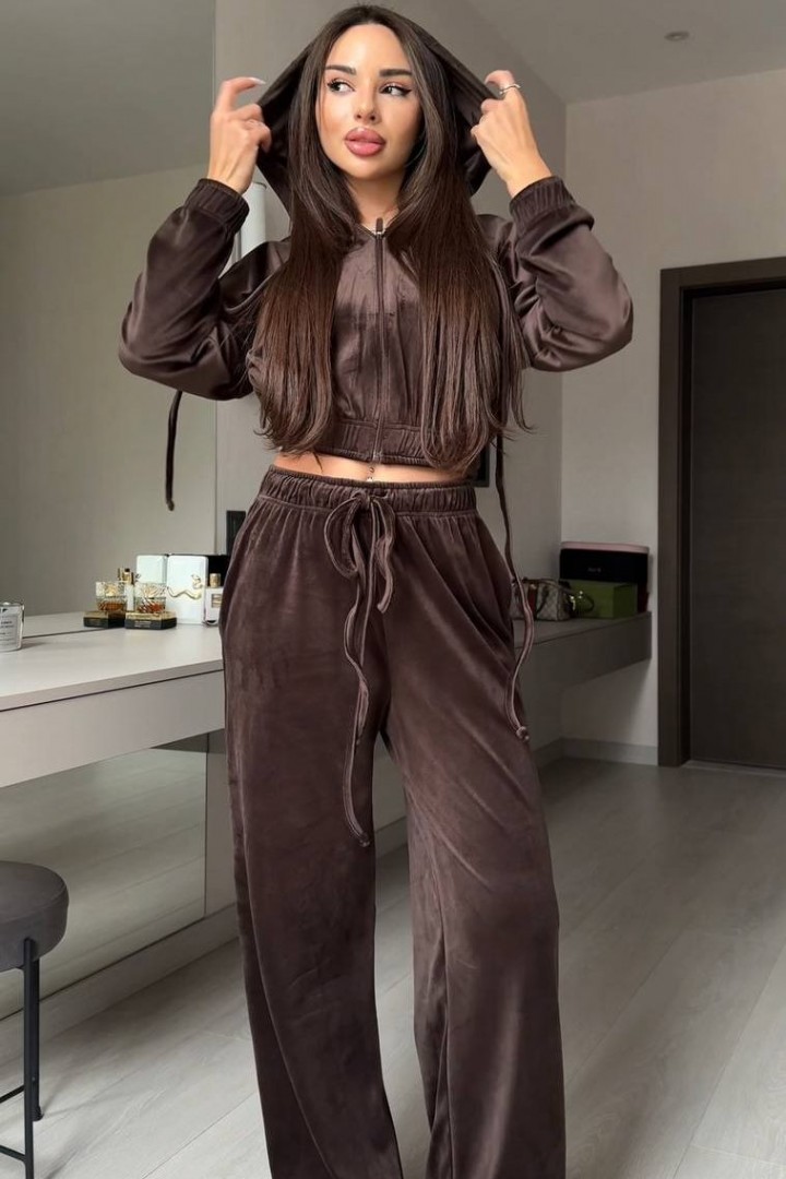 Плюшевый велюровый костюм STB-41A650