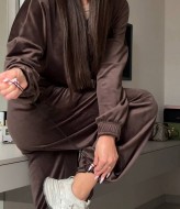 Плюшевый велюровый костюм STB-41A650