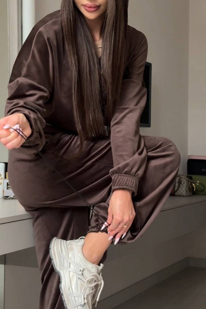 Плюшевый велюровый костюм STB-41A650