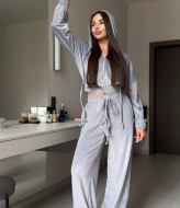 Плюшевый велюровый костюм STB-41A650