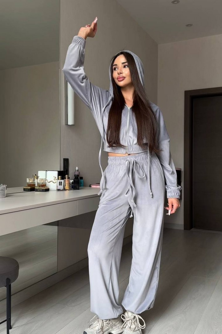 Плюшевый велюровый костюм STB-41A650