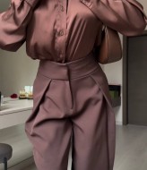 Женская рубашка свободного кроя STB-39A450