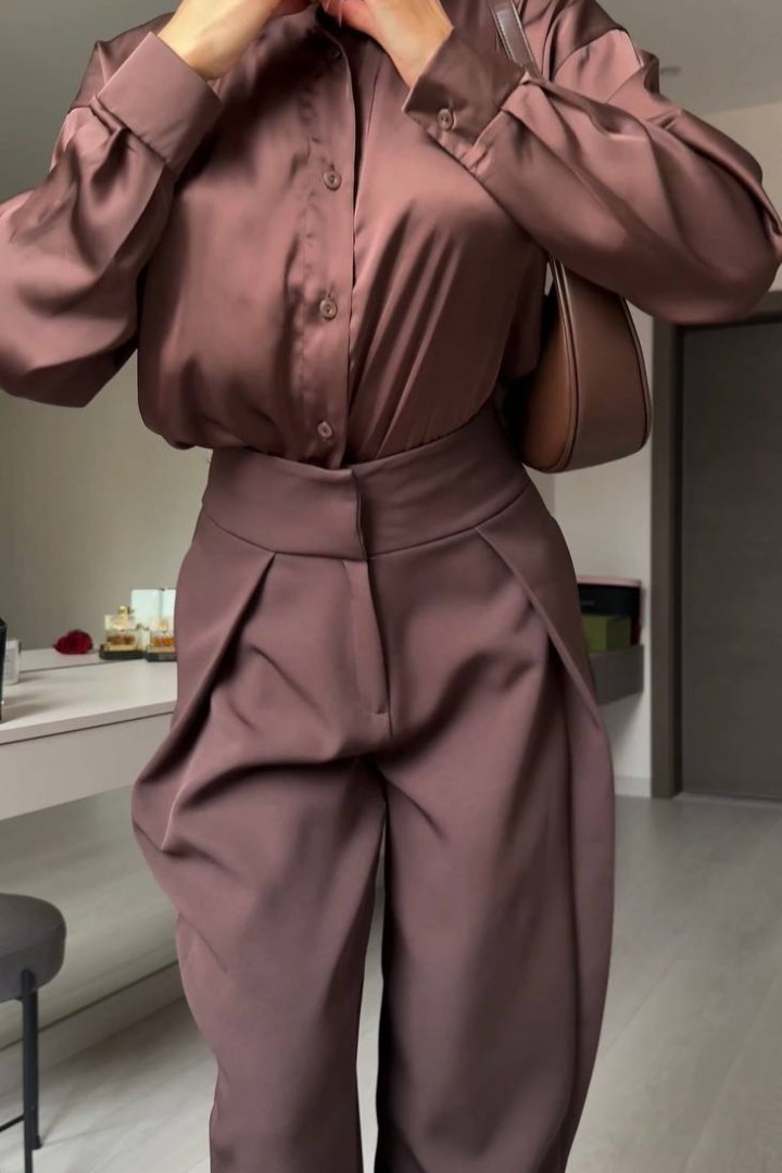 Женская рубашка свободного кроя STB-39A450