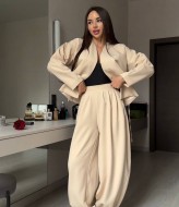 Костюм с брюками-аладинами и жакетом STB-40A750