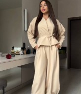 Костюм с брюками-аладинами и жакетом STB-40A750