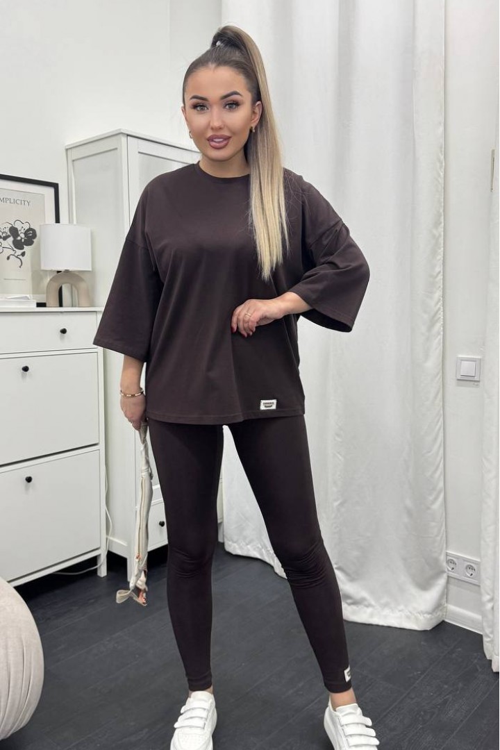 Костюм двойка футболка + лосины XOF-7014A490