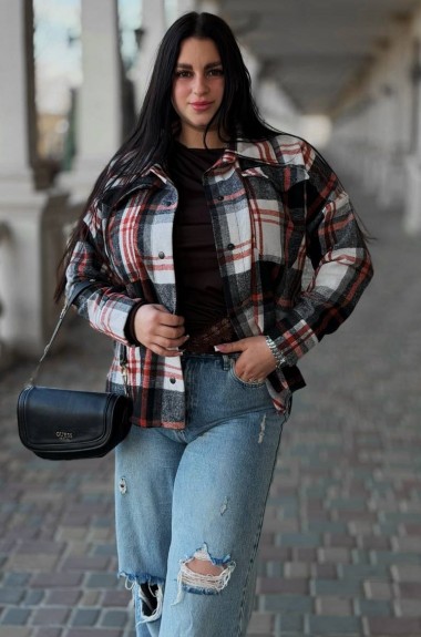 Байковая рубашка в клетку YS-2068A11.8B12.8 Байковая рубашка в клетку YS-2068A11.8B12.8