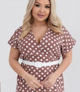 Женское платье в горошек NA-264A400