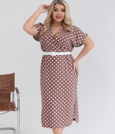 Женское платье в горошек NA-264A400