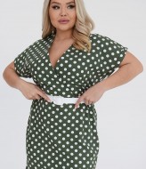 Женское платье в горошек NA-264A400