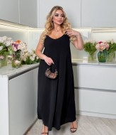 Длинный сарафан на бретельках  ET-8881A420