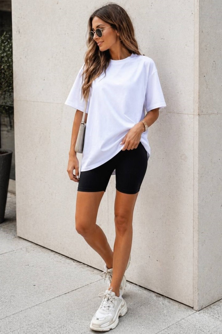 Футболка с велосипедками TNP-298A350