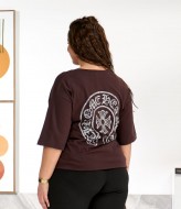 Футболка со стразами ELR-40931A500