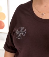 Футболка со стразами ELR-40931A500