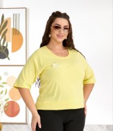 Футболка со стразами ELR-40931A500