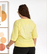 Футболка со стразами ELR-40931A500