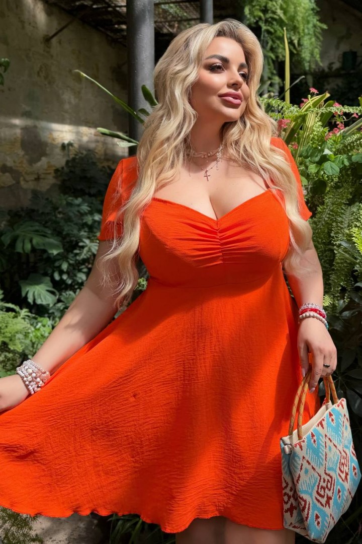 Платье с декольте MA-N2195A500