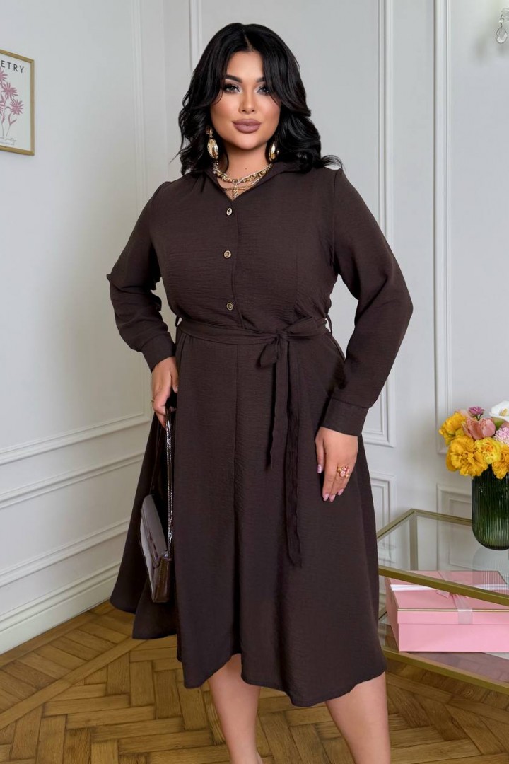 Однотонное платье LZ-M1250A680