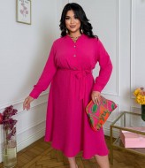 Однотонное платье LZ-M1250A680