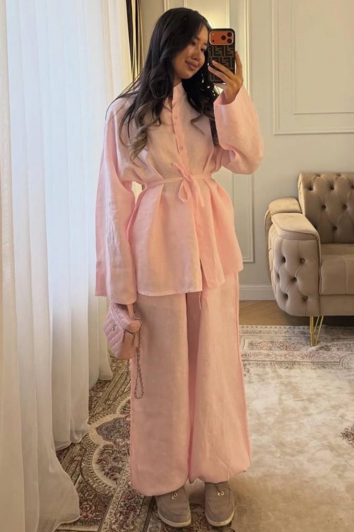 Льняной костюм NUL-8082A750