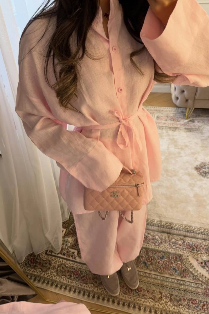 Льняной костюм NUL-8082A750