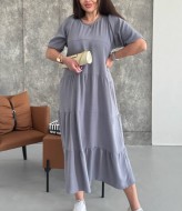 Платье с оборками SC-6064A380