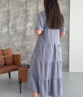 Платье с оборками SC-6064A380