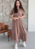 Платье с оборками SC-6064A380