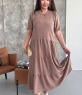 Платье с оборками SC-6064A380