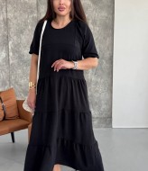 Платье с оборками SC-6064A380